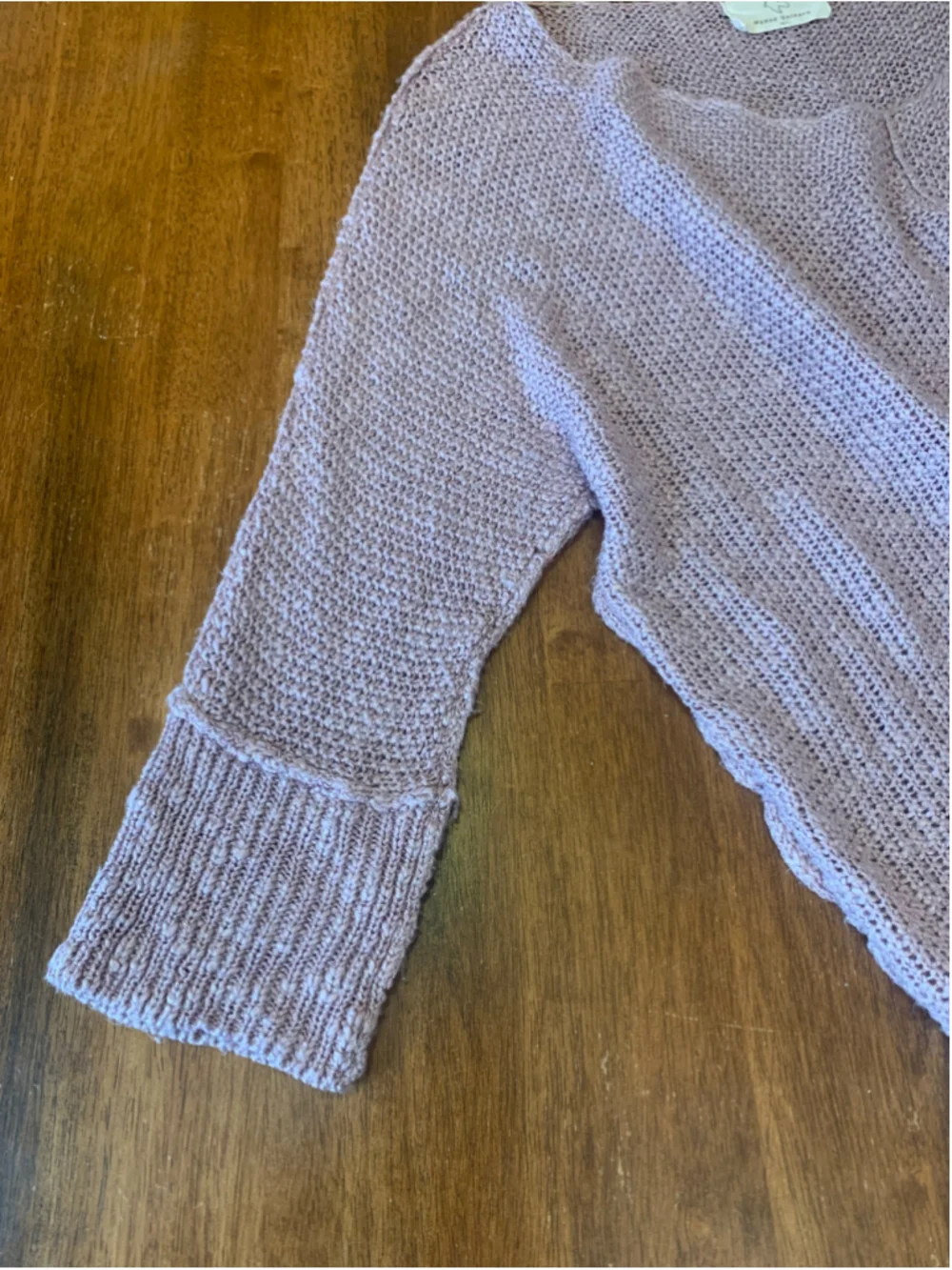Hyped Unicorn Lavender Knit Scoop Neck Sweater Size M/L